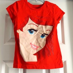 The Little Mermaid Disney size 5/6 shirt